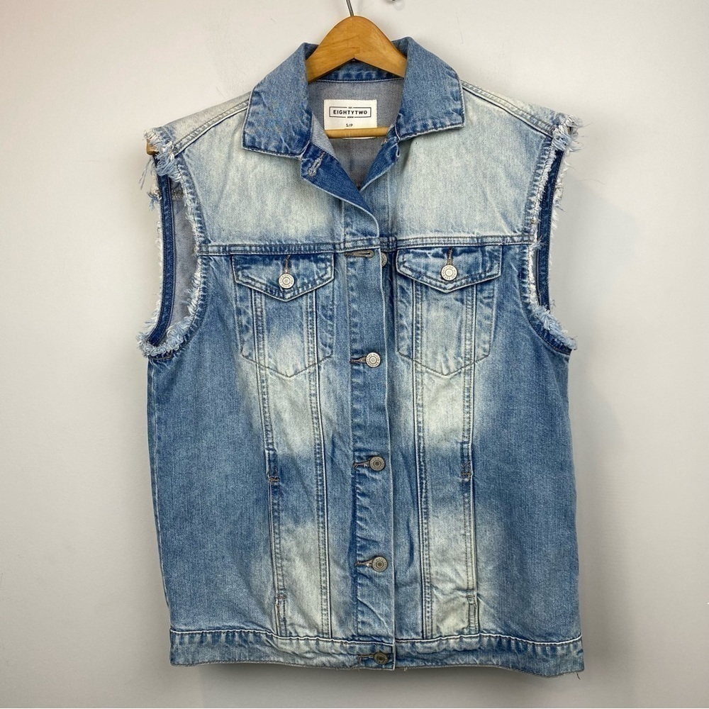 Eighty Two • Distressed Denim Vest
